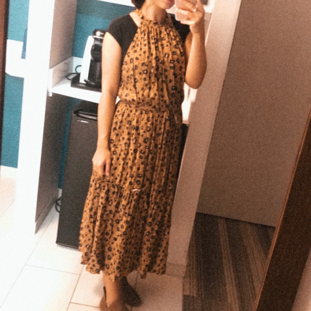 Leopard print dress